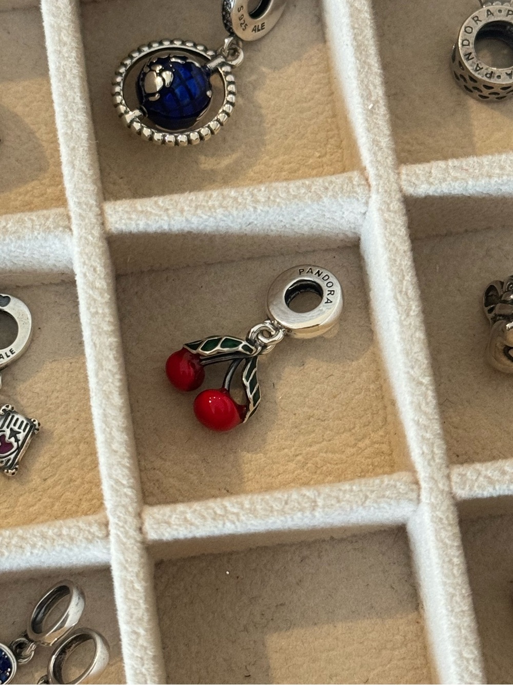 Pandora cherry charm new